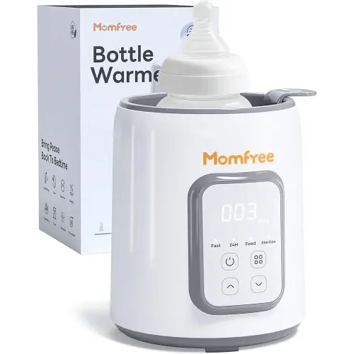 Bottle Warmer,8-in-1 Fast Baby Bottle Warmer for Breastmilk and Formula,Milk Warmer with Accurate Temperature Control and Automatic Shut-Off,Multifunctional Bottle Warmers for All Bottles (Grey)