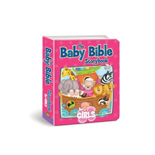 The Baby Bible Storybook for Girls - by Robin Currie (Board Book)