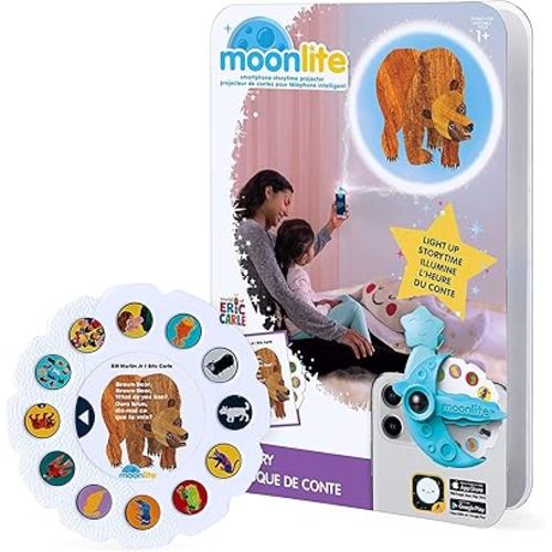 Moonlite Storytime - Eric Carle Brown Bear, Brown Bear - A Magical Way to Read Together - Projector Sold Separately - Single Disc Pack for Kids & Toddlers - Learning Gifts for Kids Ages 12 Months & Up