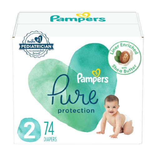 Pampers Pure Protection Diapers - (Select Size and Count), Size: 2