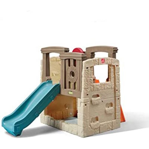 Step2 Woodland Climber II Kids Playset, Ages 2 –6 Years Old, Toddler Slide and Climbing Wall, Outdoor Playground for Backyard, Sturdy Plastic Frame, Easy Set Up