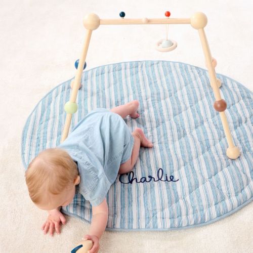 Block Print Quilted Play Mat