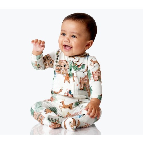 Gingerbread Organic Cotton Baby Pajama