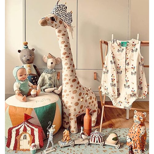 XIYUAN Giraffe Stuffed Animal Plush Toy,Giant Giraffe Cute Soft Toys, Soft and Fluffy Throw Pillow Plush Cushion Standing High(67 cm/26'') Real Life Stuffed Animals Plush Giraffe