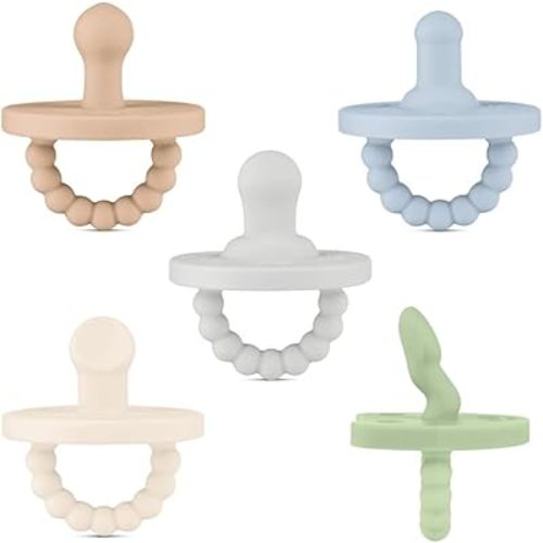 Ryan & Rose Cutie PAT Pacifier Teether (Starter Kit, Boy)