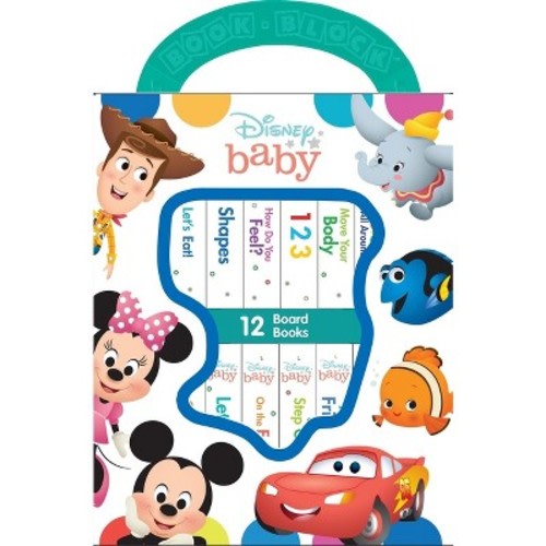 Disney Baby - My First Library 12 Board Book Block Set - By Phoenix