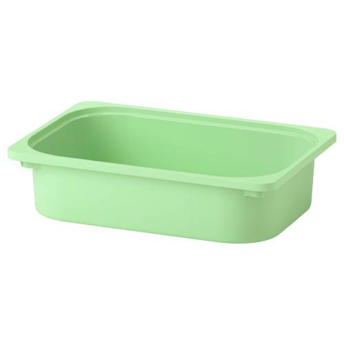 TROFAST Storage box - light green 16 ½x11 ¾x4 "