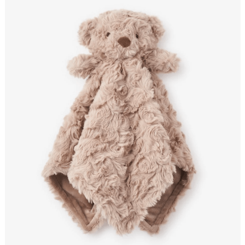 Plush Bear Baby Security Blanket