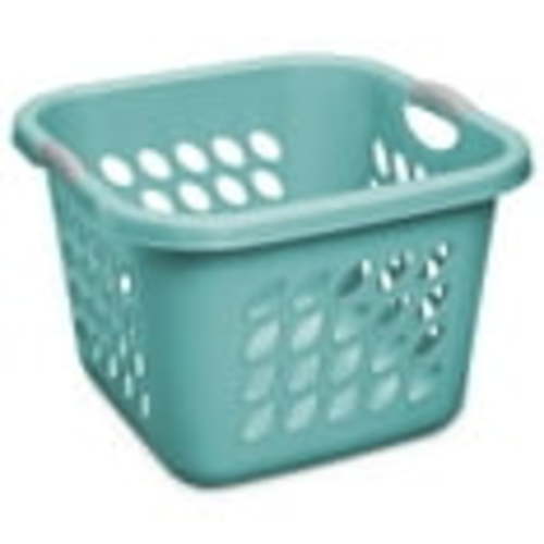 Sterilite 1.5 Bushel Ultra™ Square Laundry Basket Plastic Adult, Teal Splash