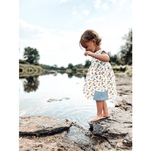 Organic dress, summer dress, twirly dress, lemon dress, organic girls dress,organic summer dress, organic baby, organic dress, toddler dress