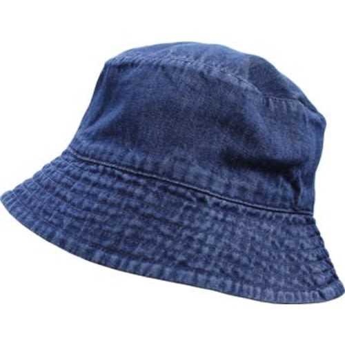 Kids' Organic Cotton Denim Bucket Hat, 6-12 M