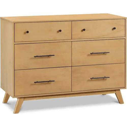 DaVinci Otto 6-Drawer Double Dresser in Honey