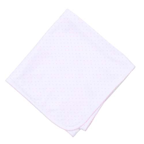 Mini Dots Receiving Blanket - Pink