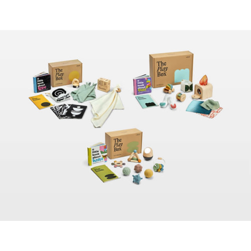 Lalo The Play Box Montessori Inspired Baby Developmental Toy Bundle for 0-6 Months