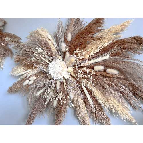 Dried Floral Wall Hanging, Flower Wall Decor