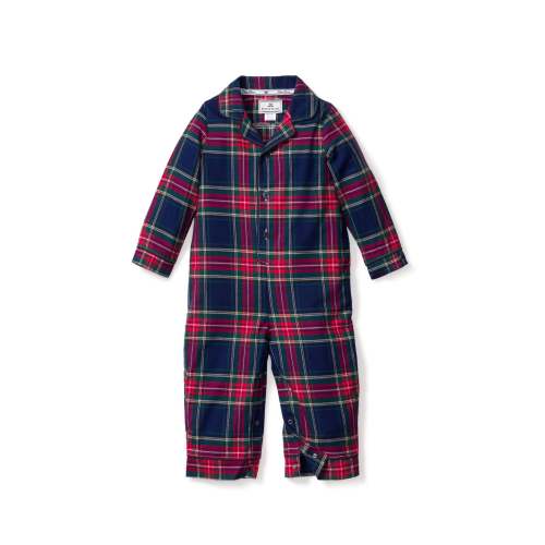 Baby's Brushed Cotton Classic Romper in Windsor Tartan