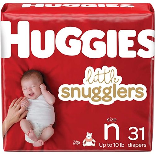Huggies Little Snugglers Baby Diapers, Size Newborn, 31 Ct