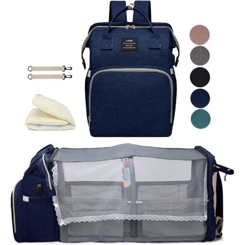 Black boy Diaper Bag Backpack: Baby toddler Bags with Changing Station for Women Men