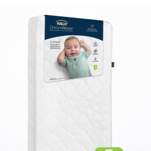 HALO DreamWeave Breathable Crib Mattress