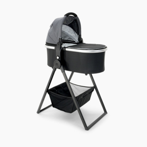 Bassinet + Bassinet Stand Bundle - Heather Grey