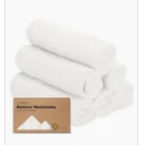 6-Pack Baby Bamboo Wash Cloths