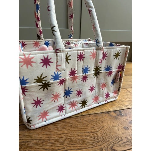 Star Print Nappy Caddy