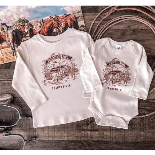 Cowmobilin' (Baby, Toddler, & Youth) - Natural