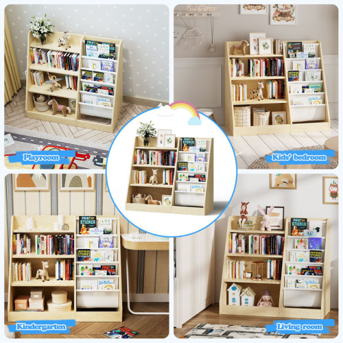 Latitude Run® Maggiorina Kids Standard Bookcase, Storage Book Rack, Organizer Cabinet, Book Display & Reviews | Wayfair