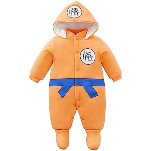 Newborn Thicken Jumpsuits Baby Lovely Long Sleeve Cartoon Romper Snow Wear