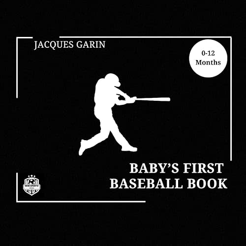 Baby's First Baseball Book: Black and White High Contrast for 0-12 Months (Baby's First Sport) Paperback – Large Print, August 30, 2024