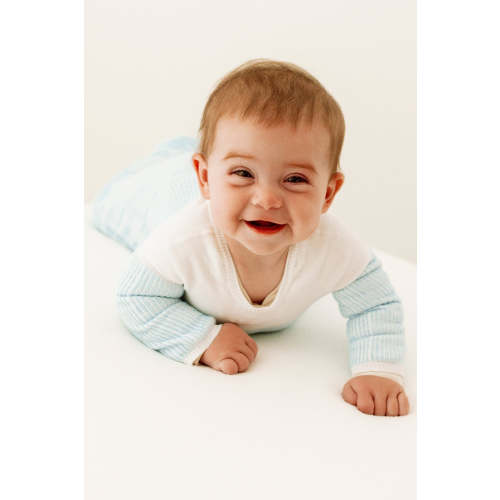 Blue Arms Out™ Long Sleeve Sleep Sack - Arms Out Long Sleeve Small (12lbs - 18lbs)