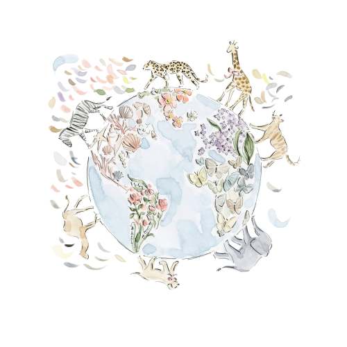 Around the World Print