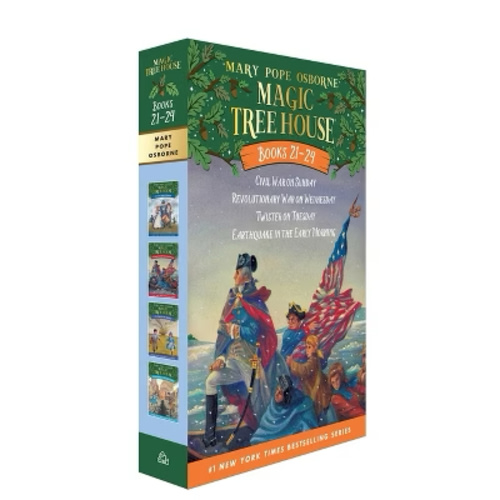 Magic Tree House Books 21-24 Boxed Set: American History Quartet