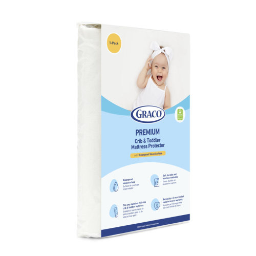 Graco Premium Waterproof Crib And Toddler Mattress Protector - 1 Pack & Reviews | Wayfair