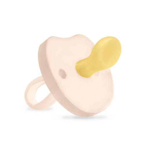 Natural Rubber Butterfly Orthodontic Pacifier - Pale Blush, 1 Pack