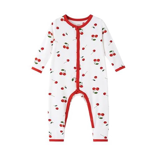 BambooBud Baby Romper Infant Boys Girls Long Sleeve One Piece Rompers Viscose from Bamboo Pajamas Toddlers Sleeper