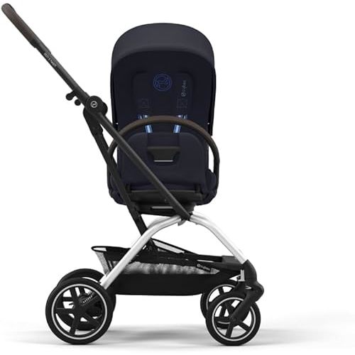 CYBEX Eezy S Twist +2 V2 Baby Stroller with 360° Rotating Seat for Infants 6 Months and Up - Compatible with CYBEX Car Seats, Dark Blue