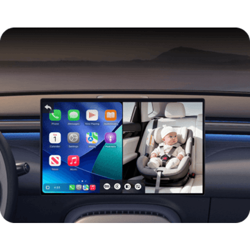 Ottocast Cabin Care Wireless CarPlay Adapter with Rear Seat Monitor