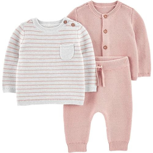 Simple Joys by Carter's unisex-baby 3-piece Sweater Set