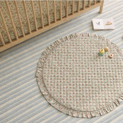 Pink Chicken Spring Floral Playmat