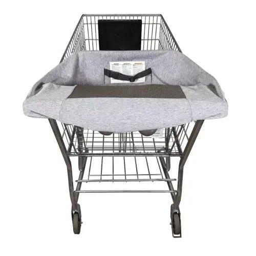 Boppy Compact Antibacterial Shopping Cart Cover, Gray — buybuy BABY