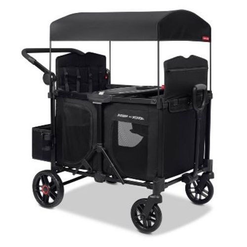 Radio Flyer Voya 2.0 XT 4-Seater Stroller Wagon - Black