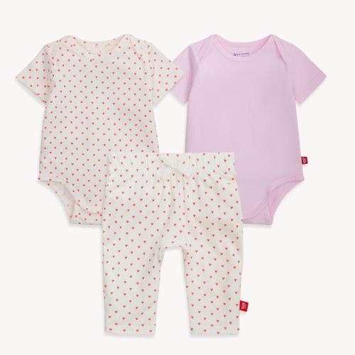 little heart adventure cloudstretch™ magnetic bodysuit + pants | 3 set – Magnetic Me