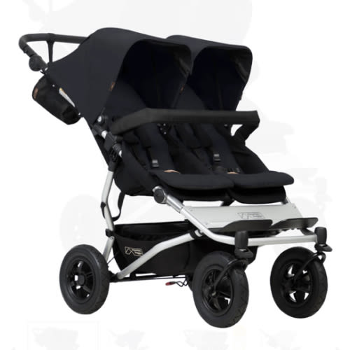 duet™ and carrycot plus™ for twins bundle - Black