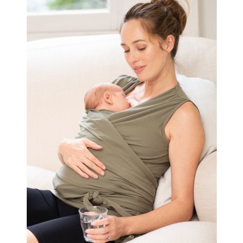 Khaki Cotton Skin to Skin Top | Seraphine