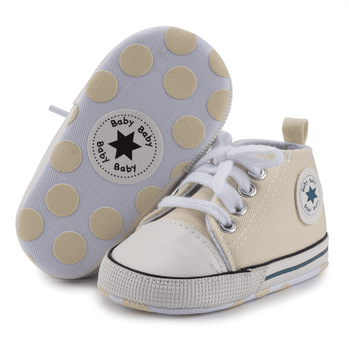 Bonario Baby Girls Boys Shoes Infant Canvas Shoes Casual Sneakers for First Walkers 3-18 Months