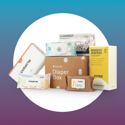 Babylist Diaper Box - 104 Diapers & 176 Wipes