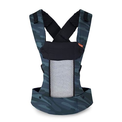 Beco 8 Baby Carrier from Newborn to Toddler (7-45lbs) - All in 1 Hybrid Front, Hip and Backpack Style Carrier with Breathable, Cooling Mesh - Camo
