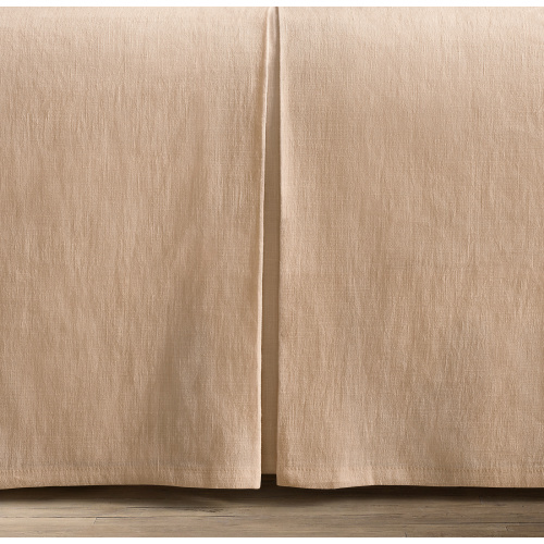 Washed Linen-Cotton Crib Skirt | RH Baby & Child