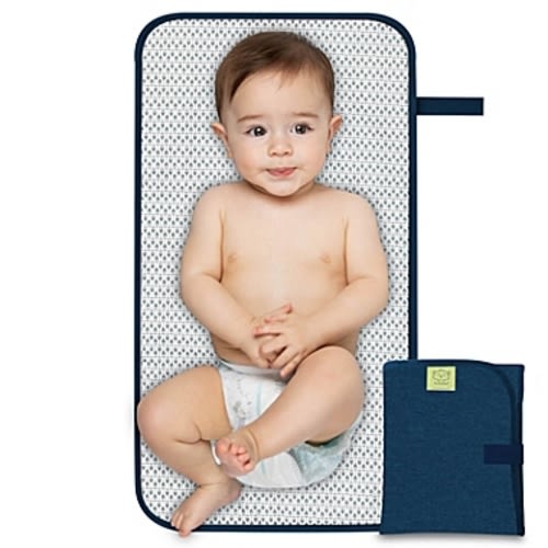 KeaBabies Portable Diaper Changing Pad, Waterproof Foldable Baby Changing Mat, Travel Diaper Change Mat (Classic Gray)KeaBabies Portable Diaper Changing Pad, Waterproof Foldable Baby Changing Mat, Travel Diaper Change Mat (Navy Blue)